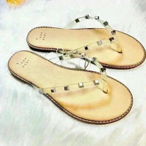 Women’s A New Day Sloan Slipper - Clear Size 7